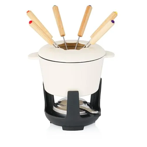 BBQ-Toro Gusseisen Fondue Set für 6 Personen