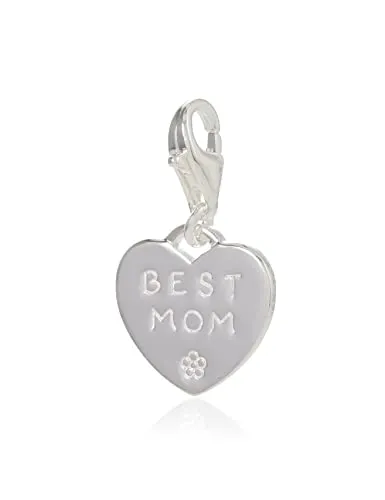 Thomas Sabo Damen Charm-Anhänger Beste Mutter in silber von THOMAS SABO