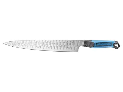 Gerber CONTROLLER SALT SENGYO Fischmesser 9Cr18MoV - Küchenmesser aus hochwertigem 9Cr18MoV Stahl, ideal für präzises Schneiden von Fisch und Fleisch, mit rutschfestem TPE-Griff für sicheren Halt.