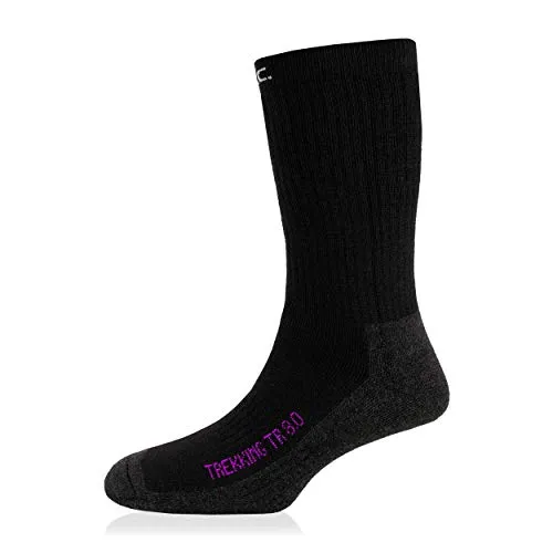 P.A.C. Trekking Winter Wandersocken mit Thermoregulierung, gepolstert, Komfortbündchen, Stabilisierung, Hiking