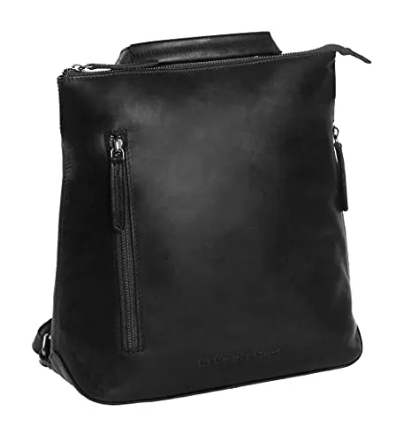 The Chesterfield Brand Rucksack Elise - Eleganter schwarzer Leder-Rucksack - Rucksäcke aus hochwertigem Leder, stilvoll und langlebig - perfekt für den Alltag und Reisen.