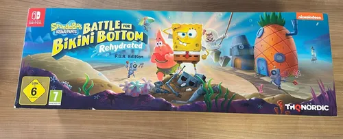 Spongebob Schwammkopf: Battle for Bikini Bottom - Rehydrated FUN Ed. für Nintendo Switch - Collector's Edition des beliebten Action & Abenteuer Spiels, ideal für Fans von Spongebob und die ganze Familie, USK ab 6 Jahren.