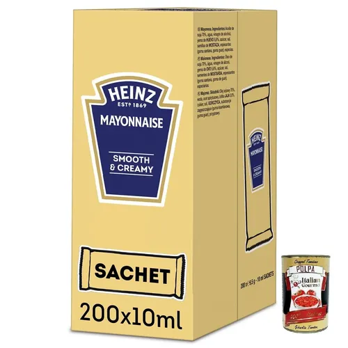Heinz Mayonnaise Smooth 200x10ml+Polpa