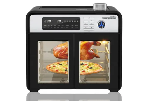 Best Direct® Minibackofen Chef O Matic XXL, Heißluftofen mit 18 Programmen - Minibackofen, 28 Liter, 1700 Watt Leistung, ideal für vielseitige Zubereitung dank 18 voreingestellter Garprogramme und 360° Luftzirkulation.