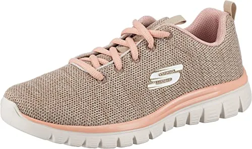 Skechers Sneaker Graceful - Twisted Fortune in Beige, Größe 37 - Stylische Sneaker für Damen in Beige, kombiniert Komfort mit einem modernen Design. Ideal für den Alltag und bequem für jeden Schritt.