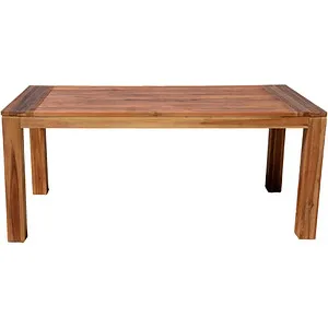 Garden Pleasure Gartentisch Topeka - Rechteckig 90 cm x 180 cm aus Holz - Gartentisch für draußen, ideal als Esstisch oder Beistelltisch. Robustes Holzgestell sorgt für Stabilität und harmonisches Ambiente. Regelmäßige Pflege garantiert Langlebigkeit.
