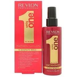 Revlon Uniq One All In One Haarkur 150ml - Vielseitige Haarkur für Damen mit 10 Pflegefunktionen in einem Produkt. Ideal für geschmeidiges, glänzendes Haar und einfache Handhabung.
