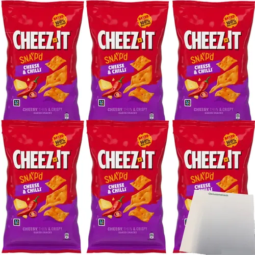 Cheez-It Cheese & Chilli 6er Pack 6x120g Beutel usy Block von usy