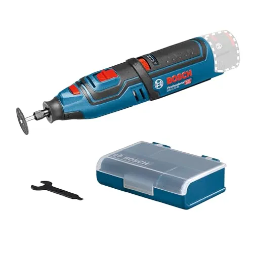 Bosch Professional 12V System Akku Rotationswerkzeug GRO 12V-35 - Leistungsstarkes Multitool für Schneiden, Schleifen, Fräsen und Bohren, ideal für Profis und enge Räume
