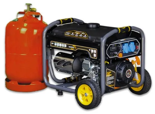 Stromerzeuger Stromaggregat Generator Benzin 3300 Watt Gas 3000 Watt KOMPAK 230V