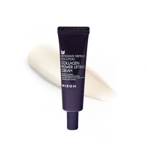 [MIZON] COLLAGEN POWER LIFTING CREAM (35ml) Koreanische Hautpflege – Feuchtigkeitsspendende Gelcreme mit Marine Kollagen für Verbessertes Elastizitätsgefühl, Glatte Hautstruktur und Altersdefensive