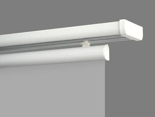 Good Life Gardinenschiene Sileno, 3-läufig, Aluminium in weiß von Good Life