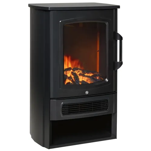 HOMCOM Elektrokamin mit LED Flammeneffekt und Heizung