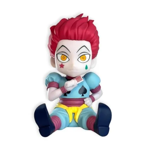 PLASTOY Hisoka Spardose 18 cm - Sparbüchse im Hisoka-Design, 18 cm groß aus robustem Kunststoff – ideal für Anime-Fans, um Geld zu sparen und gleichzeitig zu dekorieren.