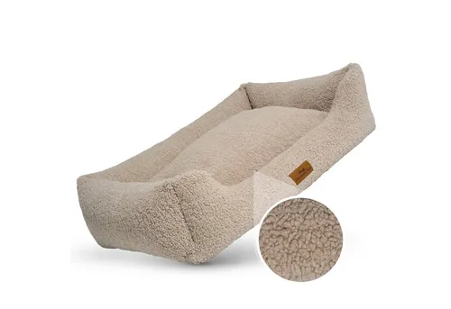 Orthopädisches Hundebett Teddy XXL - Waschbares Hundesofa für Komfort und Unterstützung - Hundebetten: Ergonomisches Hundesofa mit druckentlastendem Memory Foam, ideal für Hunde mit Gelenkproblemen. Waschbarer Bezug für einfache Reinigung und Oeko-Tex zertifiziert.
