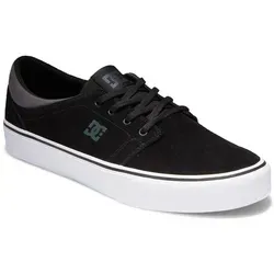 DC Shoes Herren Trase Sd Sneaker - Black/Black/Grey, 45 EU - Herren-Skateboardschuhe mit strapazierfähigem Wildleder und atmungsaktivem Mesh-Futter, ideal für optimalen Komfort und ein hervorragendes Boardgefühl.