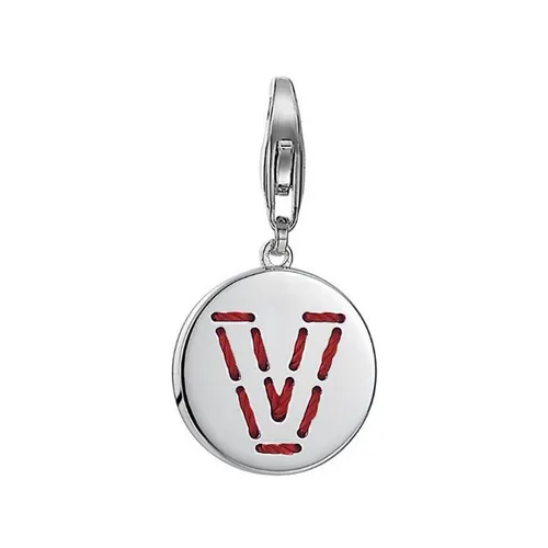 Esprit Anhänger Charms Silber Letter Fabric V ESCH91143A000 von Esprit
