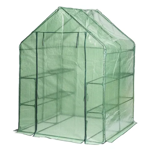 Gartengewächshaus 143x143x195 cm PE