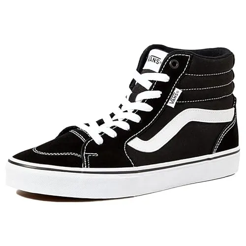 Vans Damen Filmore Hi Sneaker, Suede Canvas Black White, 40.5 EU