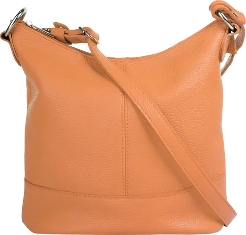 Cluty Umhängetasche echt Leder Damen | Stilvolle Handtasche aus Italien - Damen-Schultertaschen: Hochwertige Umhängetasche aus 100% Rindleder, mit praktischem Stauraum und verstellbarem Schultergurt für optimalen Tragekomfort.