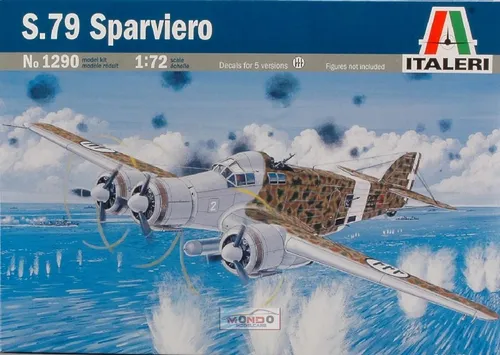 1:72 Italeri S 79 Sparviero Kit It1290 Modellbau von Italeri