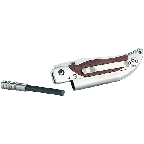 Semptec Taschenmesser mit 8-cm-Klinge und Magnesium-Feuerstab