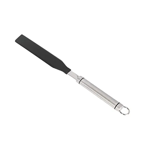 KitchenCraft Professioneller -Schaber/Streichmesser mit Edelstahl-Griff, Nylon, Silber/Schwarz, 1.3 x 3.1 x 34 cm, 6 Einheiten