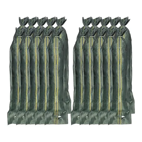 Semptec Urban Survival Technology Hochwassersandsack: 20er-Set Sandsäcke aus stabilem Monofilgewebe, 25 x 100 cm (Überschwemmungsschutz-Sandsack, Silosandsäcke, wasserdichte Taschen)