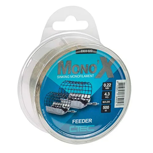 Ctec Mono X Feeder Brown 0.30Mm/7.6Kg 400M