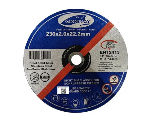 Trennscheiben │ 10 Stück │ Ø 230 mm, 2 mm Dick