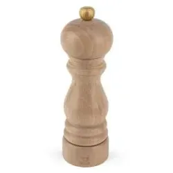 Peugeot Paris Salzmahlwerk 18 cm aus Holz - Küchenhelfer mit zeitlosem Design, aus nachhaltig gewonnenem Buchenholz, ideal für präzises Mahlen dank einstellbarem Mahlgrad für feinen oder groben Salz.