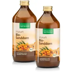 Bio-Sanddorn-Vitalsaft 1 Liter - 100% Direktsaft - Ungefilterter 100% Direktsaft aus Sanddornbeeren, ohne Zucker und Konservierungsstoffe. Erleben Sie den intensiven Geschmack und die wertvollen Nährstoffe dieser besonderen Frucht.