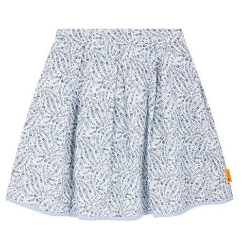 Steiff Rock EU Größe 92 Chambray Blue, Mädchen Rock, Kinder-Rock für jeden Anlass, Bekleidung für Kleinkinder, lockere und Bequeme Passform, waschmaschinenfest