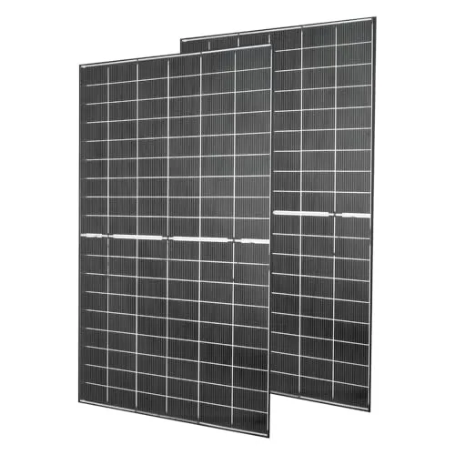 VEVOR Bifaziales Solarpanel 2 Stk. 400W, 24% Wirkungsgrad