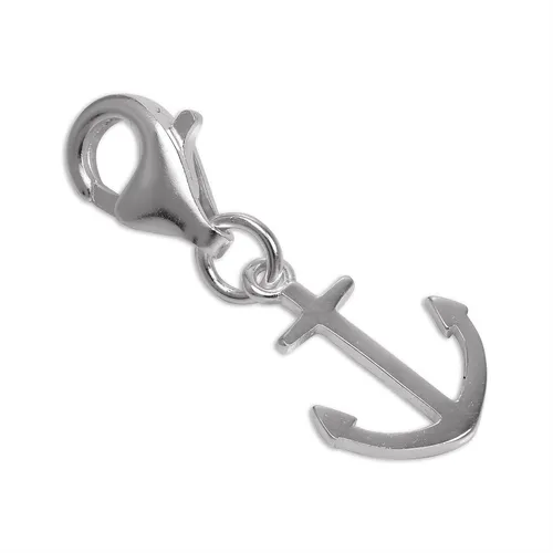 Sterlingsilber Anker Charm Anhänger zum Anklipsen 925