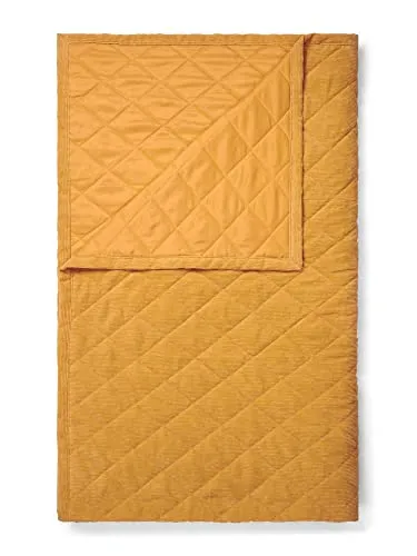 ESSENZA Tagesdecke Billie Senfgelb, 220x265 cm in gelb von Essenza