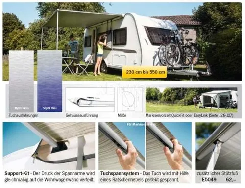 Thule Omnistor 1200 Sackmarkise, 550cm, Mystic Grey von Thule