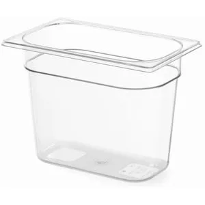 Hendi GN-Behälter Profi Line, 861639, GN 1/4, 1,8 Liter, Kunststoff, transparent, Tiefe 65mm