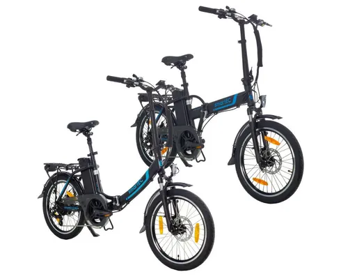 smartEC E-Bike Klapprad Camp-20D & Camp-20H – Faltbare E-Klappräder im Set - Praktisches 2er Set: Camp-20D (tiefer Einstieg) & Camp-20H (sportliches Design). Mit leistungsstarkem 250W-Motor, 562Wh-Akku für bis zu 100 km Reichweite. Ideal für Alltag und Freizeit, kompakt faltbar und leicht zu transportieren.