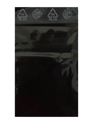 DM-Folien Folienbeutel 100 Druckverschlussbeutel 40 X 60 schwarz