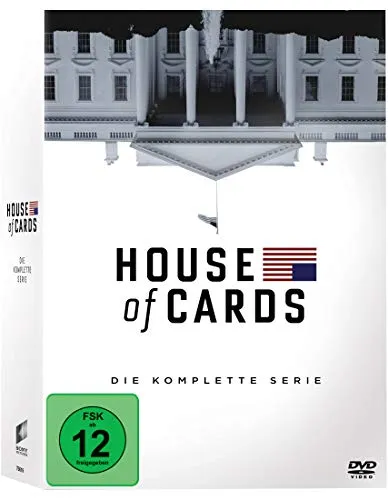 House of Cards - Die komplette Serie (23 DVDs) - Politthriller-Serie mit packender Handlung, ideal für Fans von Spannung und Intrigen, freigegeben ab 12 Jahren.