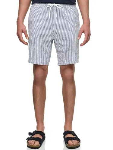 Kronstadt Chinoshorts KSArlin aus Seersucker - Herren-Shorts aus leichtem Seersucker für maximale Luftzirkulation an warmen Tagen, ideal für entspannte Sommerlooks.