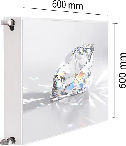 Magnet Heizkörperverkleidung Heizkörperabdeckung 60x60 DIAMANT