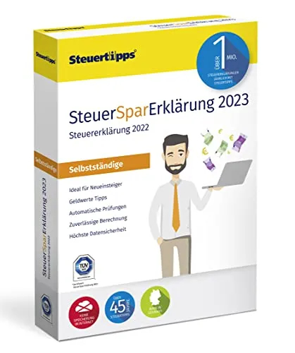 SteuerSparErklärung für Selbstständige 2023 von Akademische Arbeitsgemeinschaft