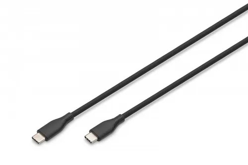 DIGITUS USB 2.0 Anschlusskabel - 1m, USB Typ-C zu Typ-C, High-Speed 480 Mbit/s