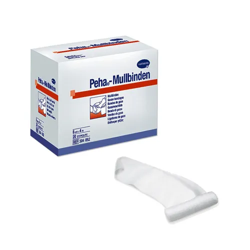 Hartmann Peha Mullbinden Fixierbinde 20 Stück 4 m x 4 cm