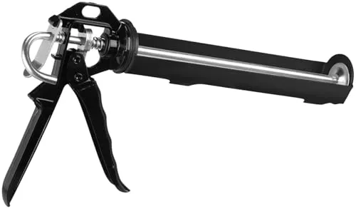 AGT Kartuschenwerkzeuge: Kartuschenpresse mit Drehrahmen für Kartuschen bis 310ml & 23cm Länge (Kartuschenpresse für Kleber, Skelett)