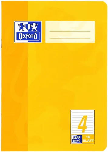 OXFORD Schulheft liniert DIN A5 16 Blätter 100050367