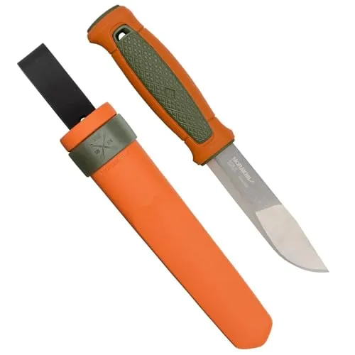 Morakniv Kansbol Hunting (S) - Ergonomisches Jagdmesser - Jagdmesser mit Klinge aus recyceltem schwedischem Edelstahl und ergonomischem Polymergriff für optimalen Halt, ideal für Jäger und Outdoor-Enthusiasten.
