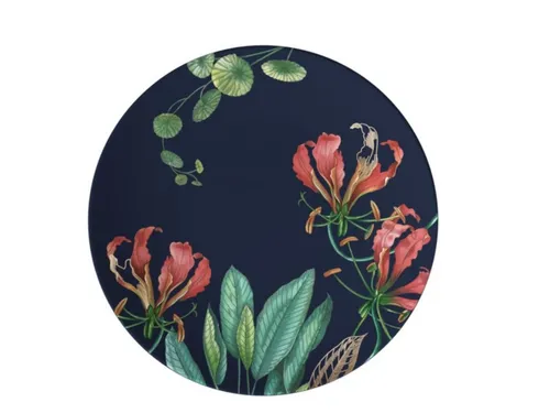 Villeroy & Boch Signature Avarua Brotteller 16cm - Hochwertiger Dessertteller aus Premium Bone Porcelain mit paradiesischem Design und goldenen Akzenten - ideal für stilvolle Anlässe und Genussmomente.